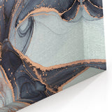 Luxury Abstract Wall Art Collection – Black & Copper Canvas