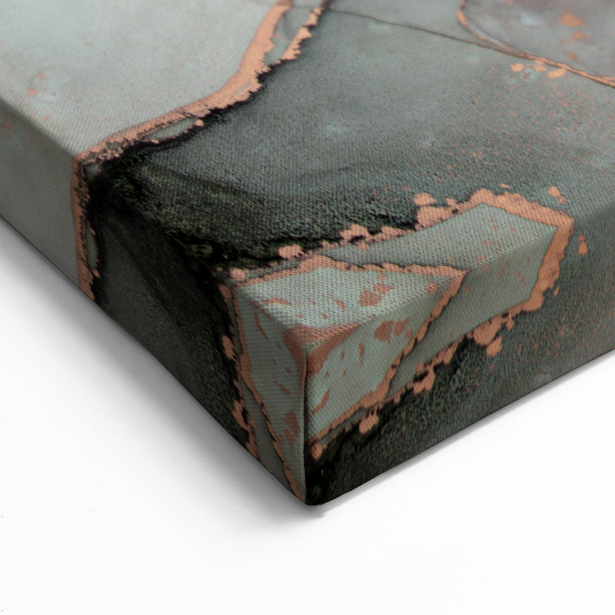 Luxury Abstract Wall Art Collection – Black & Copper Canvas