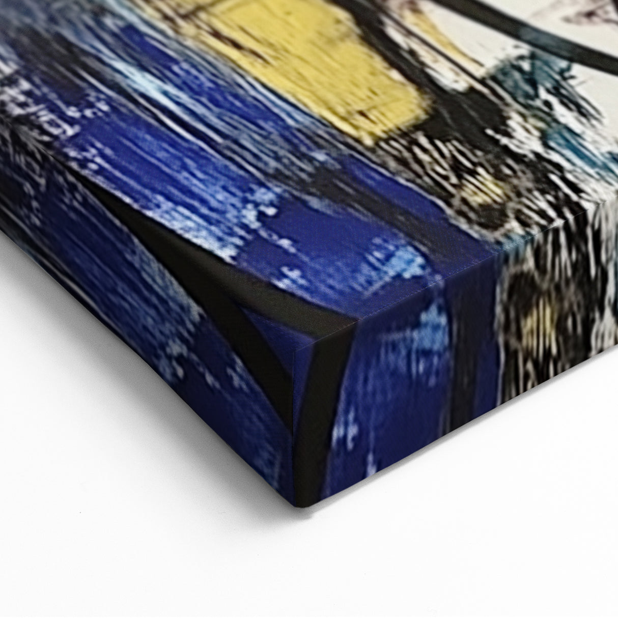 Geometric Abstract Expressionist Wall Art – Modern Canvas Print