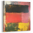 Bold Abstract Expressionist Wall Art – Modern Color-Block Canvas