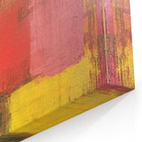 Bold Abstract Expressionist Wall Art – Modern Color-Block Canvas