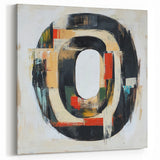 Modern Abstract Expressionist Wall Art – Geometric Canvas Print