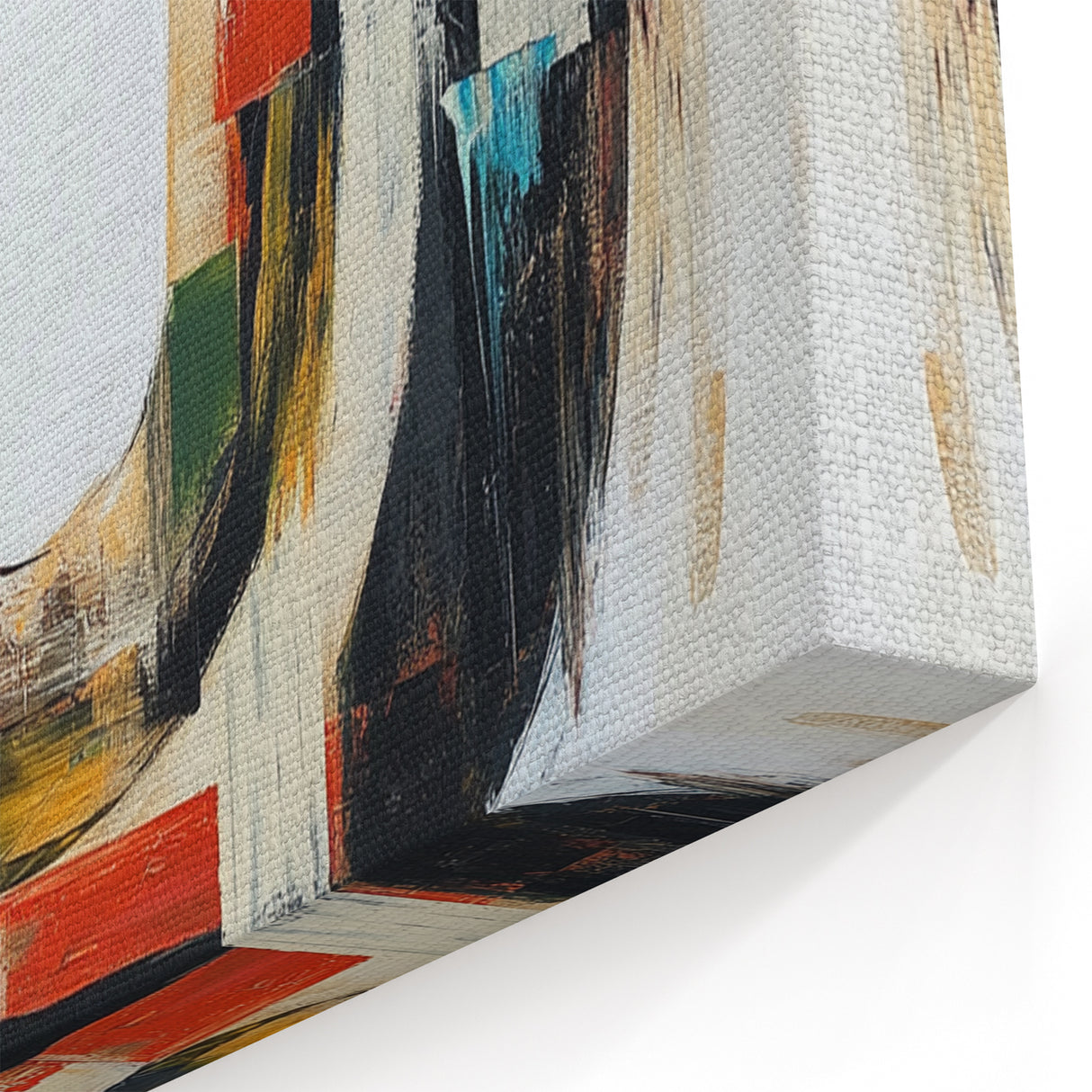 Modern Abstract Expressionist Wall Art – Geometric Canvas Print
