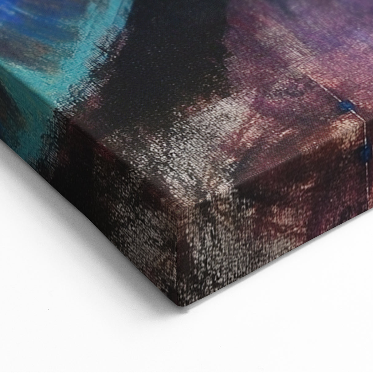 Vibrant Abstract Expressionist Wall Art – Multicolor Canvas Print