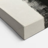 Minimalist Abstract Geometric Wall Art – Black & White Canvas Print
