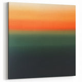 Vibrant Abstract Geometric Wall Art – Modern Sunset Gradient Print
