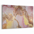 Sophisticated Abstract Art Design – Blush Pink & Gold Canvas