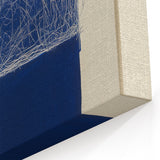 Minimalist Abstract Geometric Wall Art – Royal Blue Modern Print