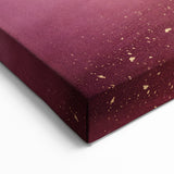 Premium Abstract Art Piece – Burgundy, Beige & Gold Canvas Print