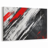 Black, White Abstract Wall Art - Modern Bold Canvas