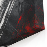 Black, White Abstract Wall Art - Modern Bold Canvas