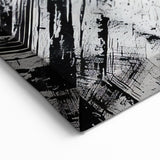 Black, White Abstract Wall Art - Modern Bold Canvas
