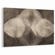 Modern Geometric Black and White Abstract Wall Art - Elegant Canvas