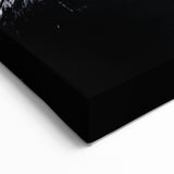 Bold Black and White Abstract Wall Art - Organic Expression Canvas