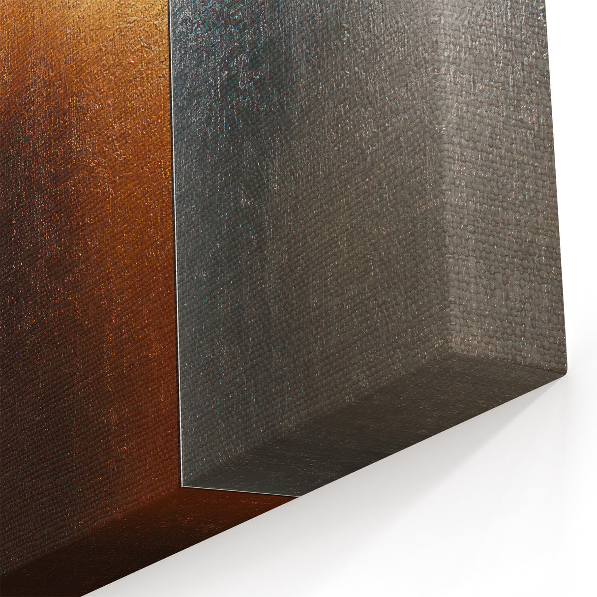 Luxury Gold, Bronze, and Silver Abstract Wall Art - Metallic Canvas