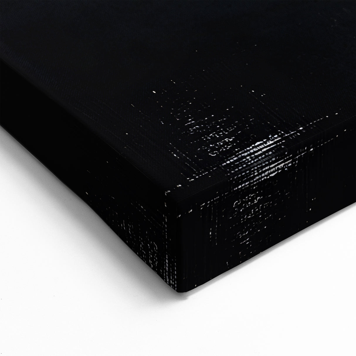 Black and White Geometric Wall Art - Modern Abstract Canvas Print