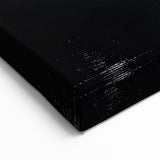 Black and White Geometric Wall Art - Modern Abstract Canvas Print