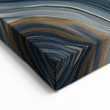 Modern Black and Gold Abstract Wall Art - Luxury Canvas Print