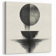 Black and White Geometric Wall Art - Minimalist Abstract Print