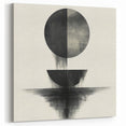 Black and White Geometric Wall Art - Minimalist Abstract Print