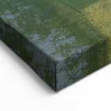 Earthen Harmony Abstracts - Green & Yellow Earthy Abstract Wall Art
