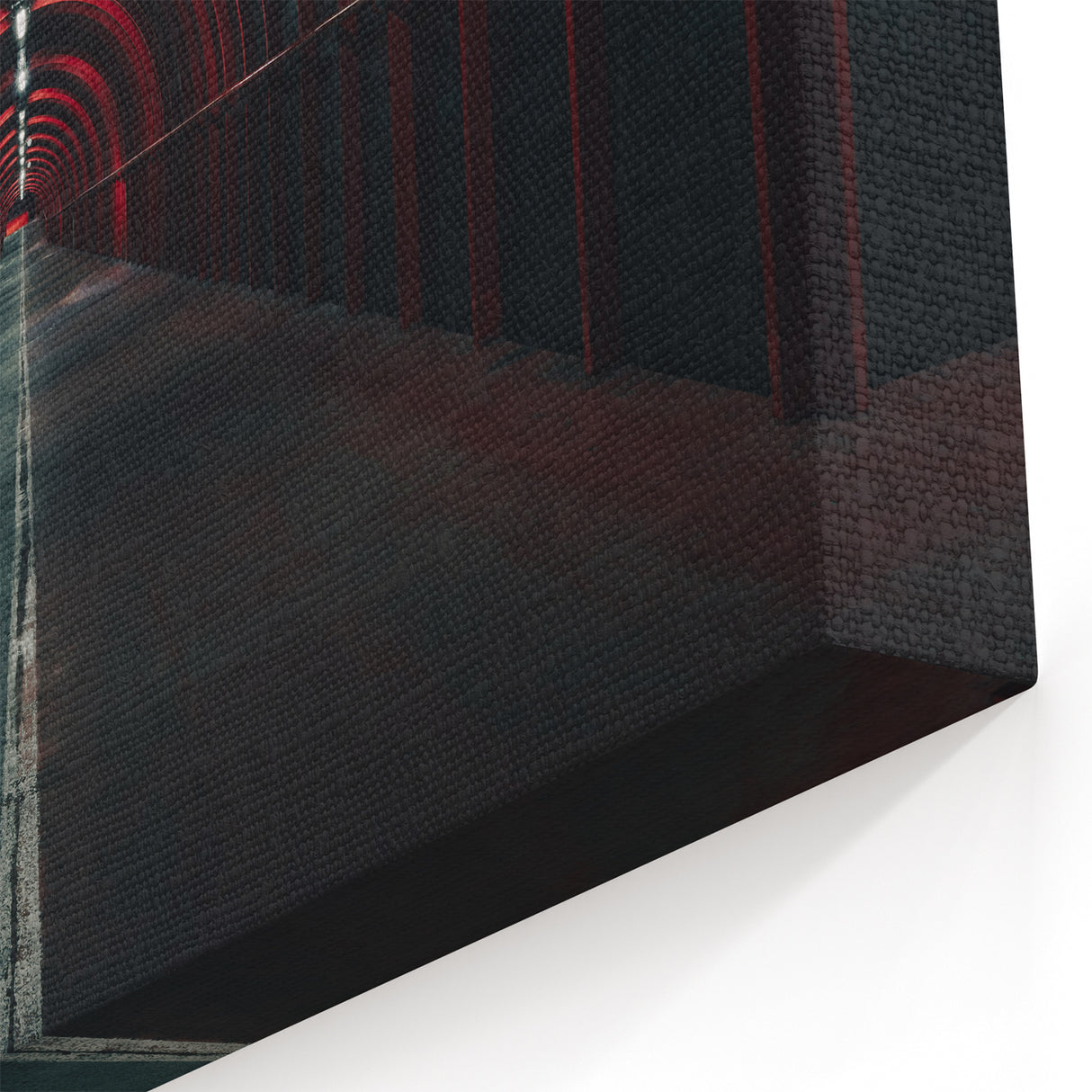 Urban Architectural Wall Art – Vibrant Cityscape Canvas Print