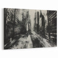 Urban Scenery Wall Art – Modern Cityscape Architecture Print