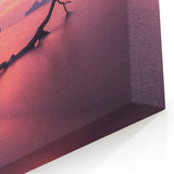 Minimalist Coastal Landscape Art – Tranquil Sunset Beach Print