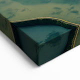 Minimalist Landscape Wall Art – Abstract Terraced Reflections Print