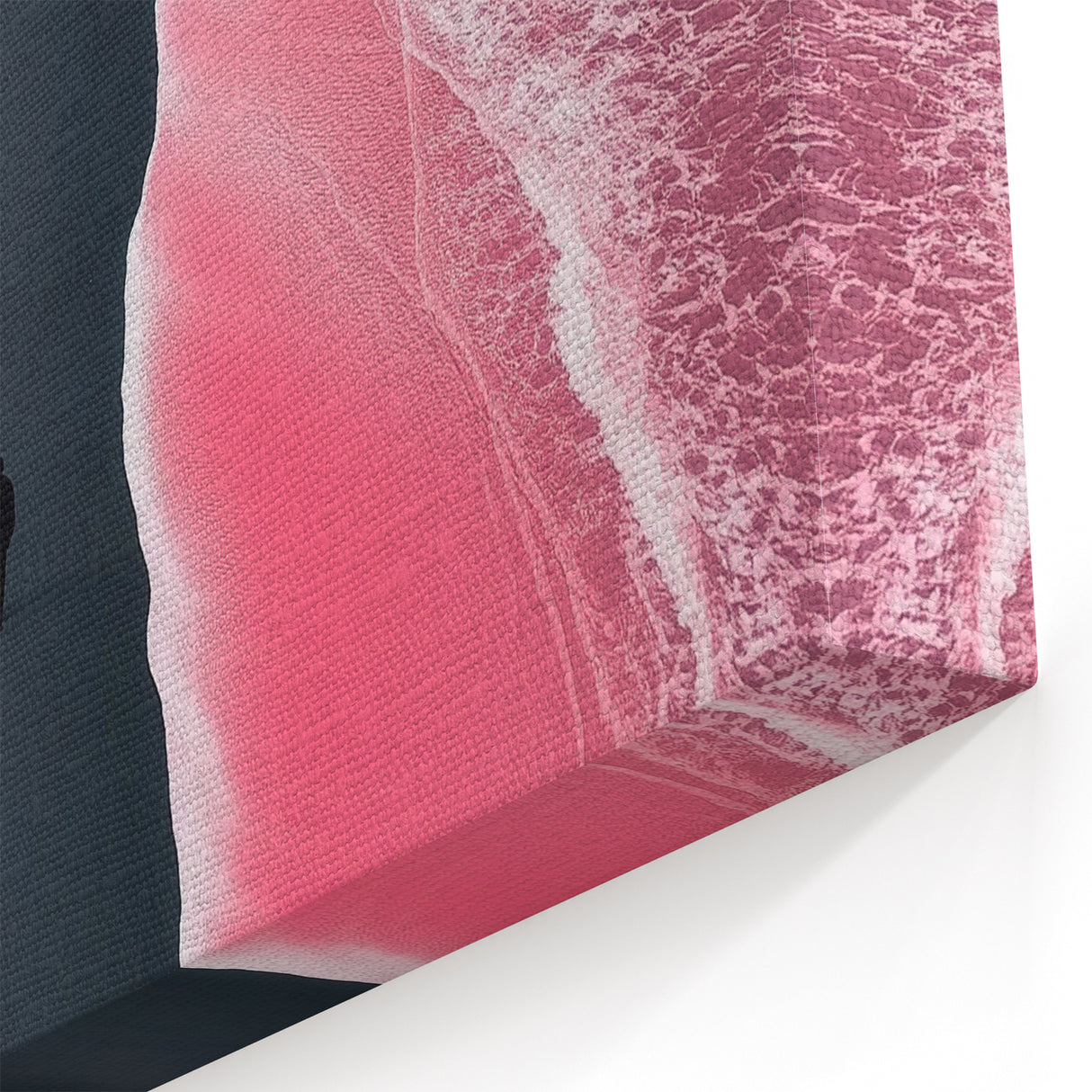 Black and White Minimalist Landscapes – Surreal Pink Ocean Print