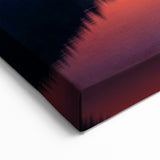 Minimalist Scenic Art Prints – Island Trees & Sunset Reflection