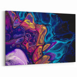 Vibrant Fluid Abstract Wall Art – Modern Fluid Art Prints Canvas