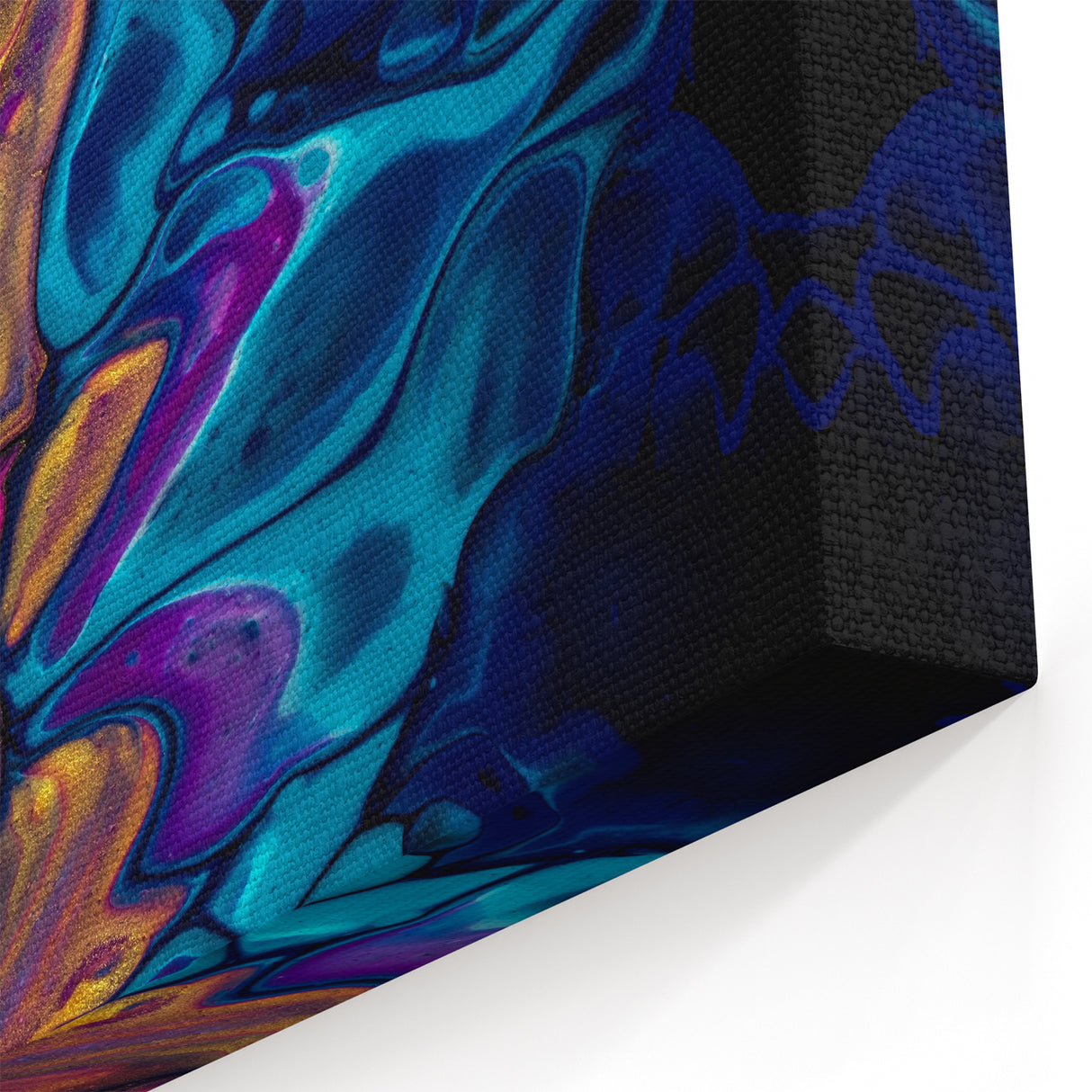 Vibrant Fluid Abstract Wall Art – Modern Fluid Art Prints Canvas