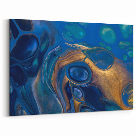 Elegant Fluid Abstract Wall Art – Modern Fluid Art Prints Canvas