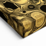 Luxury Gold Fluid Art – Elegant Black & Gold Abstract Canvas