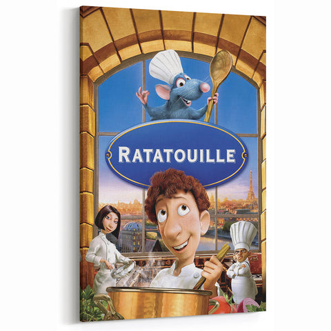 2000s Vintage Movie Posters – Ratatouille Retro Film Wall Art