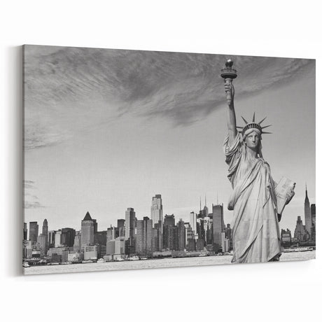 Urban Skyline Canvas Print – Contemporary City Wall Decor Art