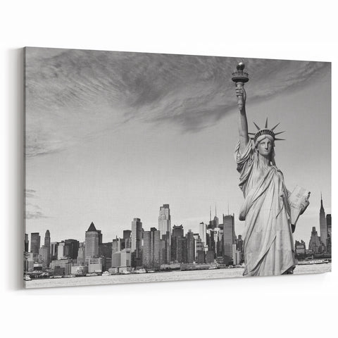 Urban Skyline Canvas Print – Contemporary City Wall Decor Art