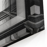 Urban Architectural Wall Art – Modern Black and White Print