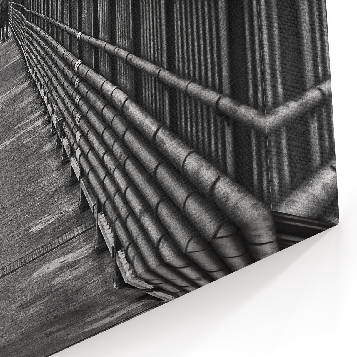 Contemporary City Wall Decor – Black and White Urban Print