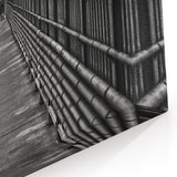 Contemporary City Wall Decor – Black and White Urban Print