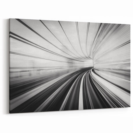 Metropolitan Photography Art – Futuristic Urban Motion Print