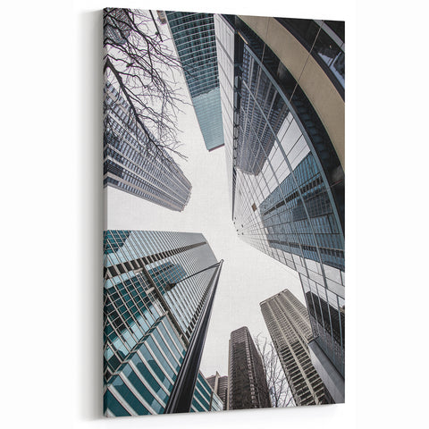 Urban Skyline Canvas Prints – Modern Architectural Cityscape