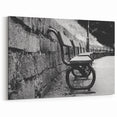 Contemporary Urban Scenery Prints – Vintage Park Bench Art