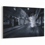 City Skyline Wall Art – Cinematic Moody Night Street Print