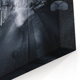 City Skyline Wall Art – Cinematic Moody Night Street Print