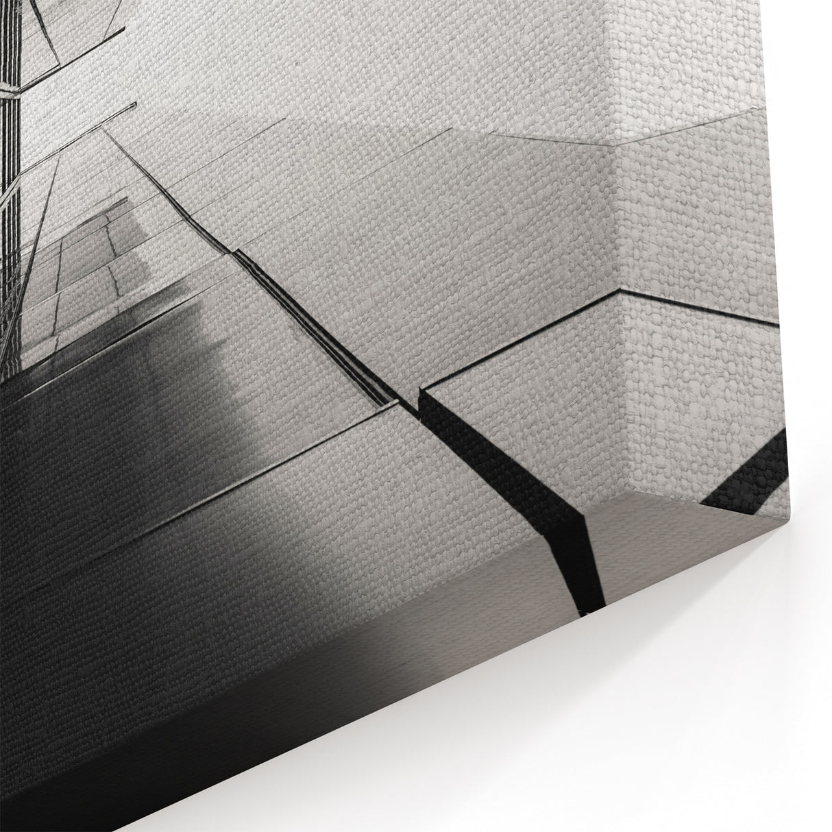 Urban Architectural Wall Art - Contemporary Cityscape Print