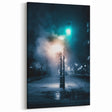 Contemporary City Wall Decor - Moody Winter Urban Scene Print