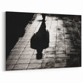 Modern Urban Landscape Art - Dramatic City Silhouette Print