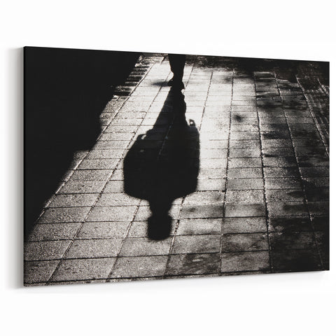 Modern Urban Landscape Art - Dramatic City Silhouette Print